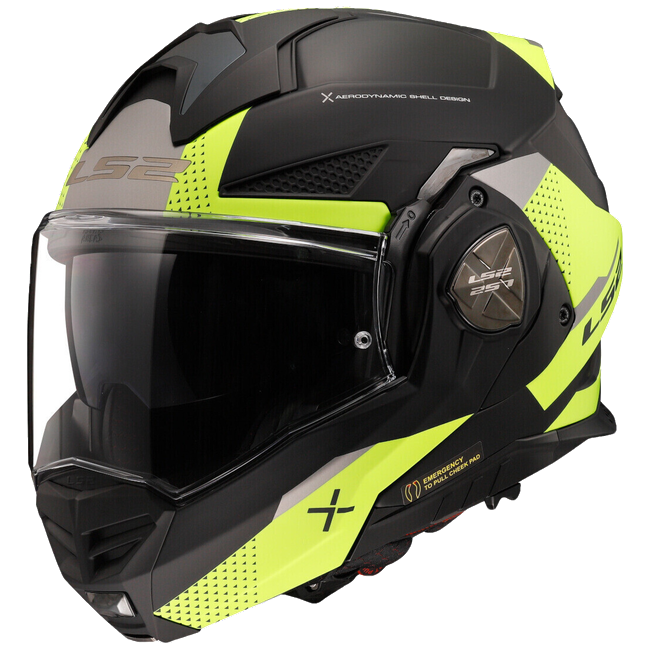 LS2 FF901 Advant X Oblivion Matt Black H-V – Flip-Up Touring Helmet ECE 22.06 P/J