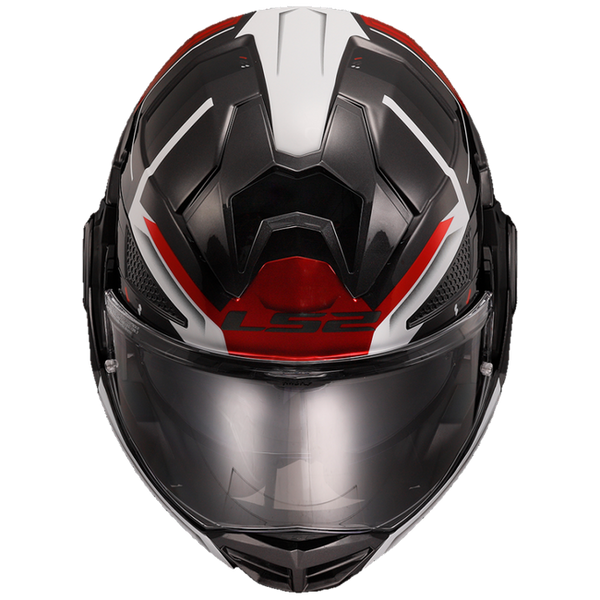 LS2 FF901 Advant X Spectrum Black White Red – Flip-Up Touring Helmet ECE 22.06 P/J