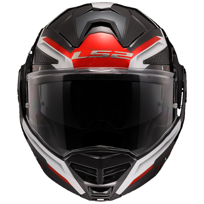 LS2 FF901 Advant X Spectrum Black White Red – Flip-Up Touring Helmet ECE 22.06 P/J