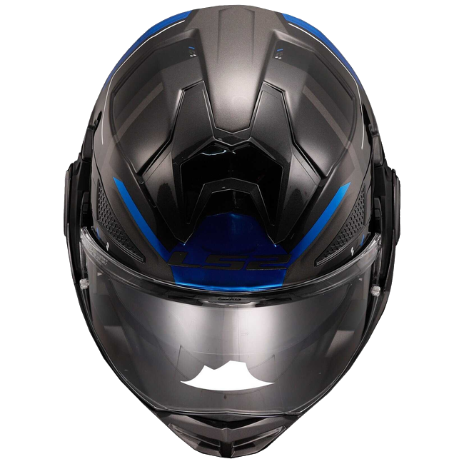 LS2 FF901 Advant X Spectrum Black Titanium Blue – Flip-Up Touring Helmet ECE 22.06 P/J