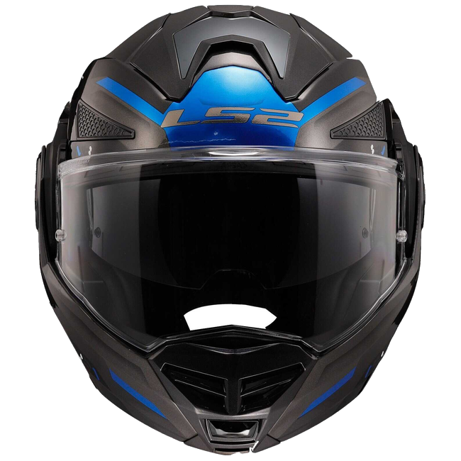 LS2 FF901 Advant X Spectrum Black Titanium Blue – Flip-Up Touring Helmet ECE 22.06 P/J
