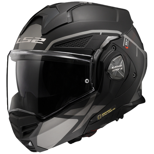 LS2 FF901 Advant X Metryk Matt Titanium – Flip-Up Touring Helmet ECE 22.06 P/J