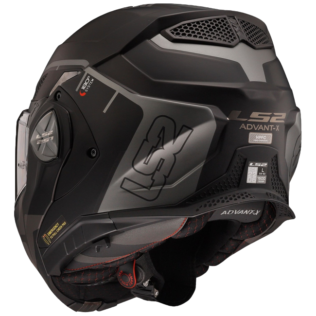 LS2 FF901 Advant X Metryk Matt Titanium – Flip-Up Touring Helmet ECE 22.06 P/J