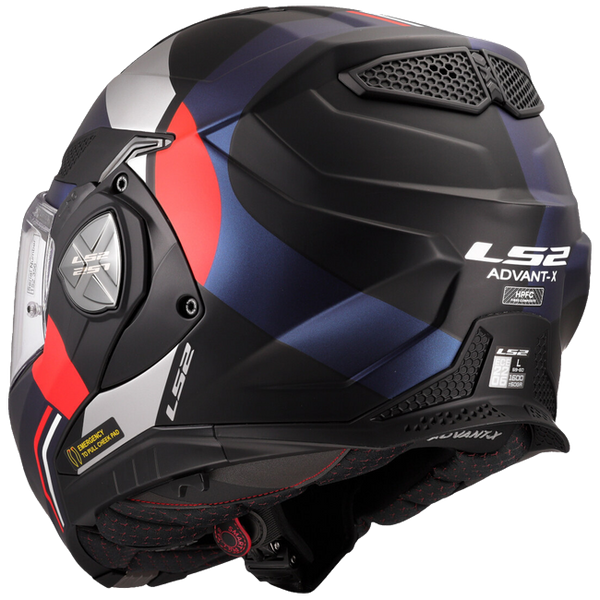 LS2 FF901 Advant X Ultra Blue Red – Flip-Up Touring Helmet ECE 22.06 P/J