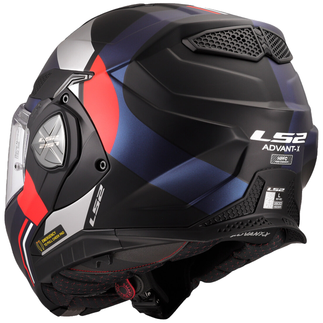 LS2 FF901 Advant X Ultra Blue Red – Flip-Up Touring Helmet ECE 22.06 P/J