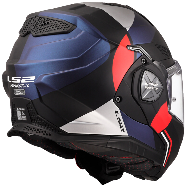 LS2 FF901 Advant X Ultra Blue Red – Flip-Up Touring Helmet ECE 22.06 P/J