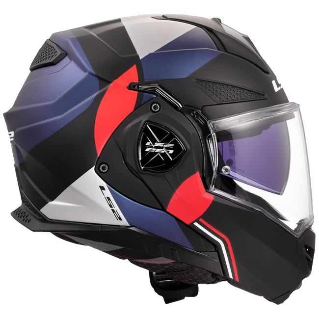 LS2 FF901 Advant X Ultra Blue Red – Flip-Up Touring Helmet ECE 22.06 P/J