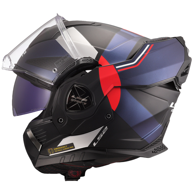 LS2 FF901 Advant X Ultra Blue Red – Flip-Up Touring Helmet ECE 22.06 P/J