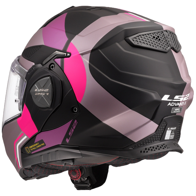 LS2 FF901 Advant X Ultra Grey Purple – Flip-Up Touring Helmet ECE 22.06 P/J