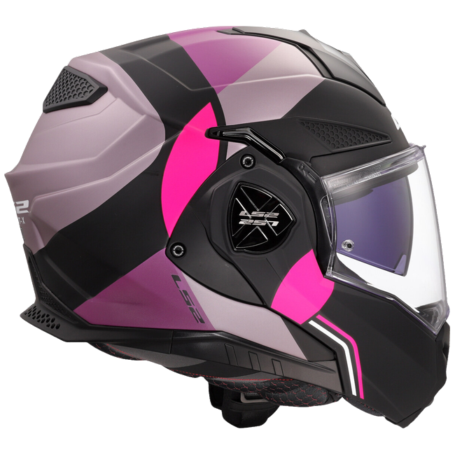 LS2 FF901 Advant X Ultra Grey Purple – Flip-Up Touring Helmet ECE 22.06 P/J