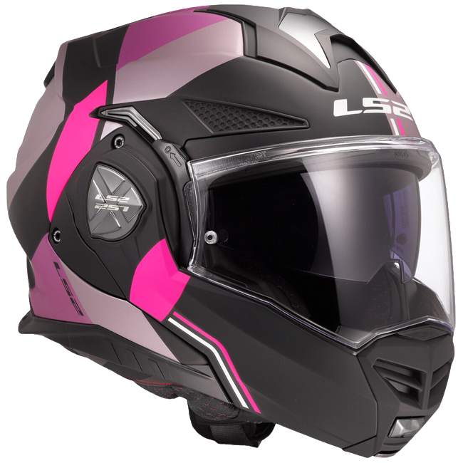 LS2 FF901 Advant X Ultra Grey Purple – Flip-Up Touring Helmet ECE 22.06 P/J