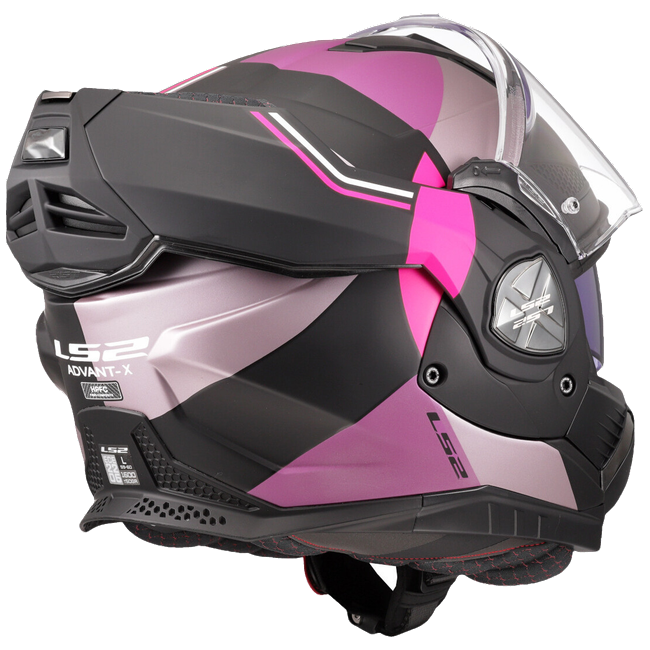 LS2 FF901 Advant X Ultra Grey Purple – Flip-Up Touring Helmet ECE 22.06 P/J