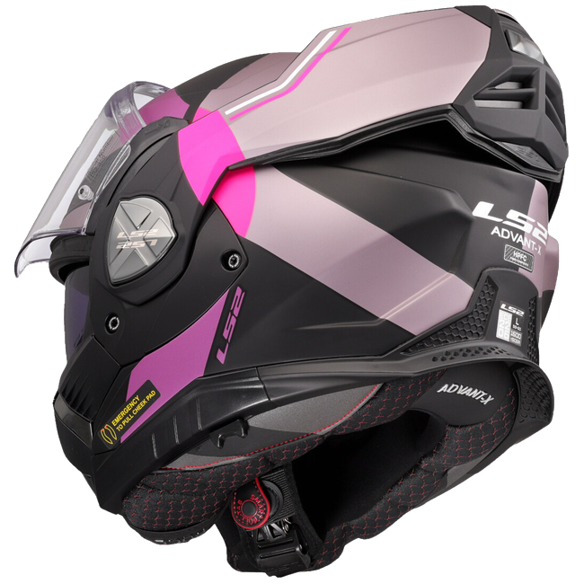 LS2 FF901 Advant X Ultra Grey Purple – Flip-Up Touring Helmet ECE 22.06 P/J