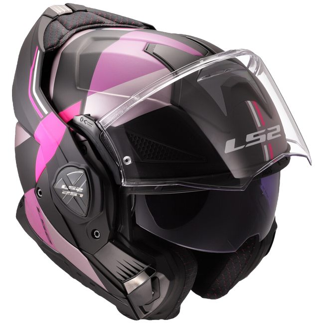 LS2 FF901 Advant X Ultra Grey Purple – Flip-Up Touring Helmet ECE 22.06 P/J