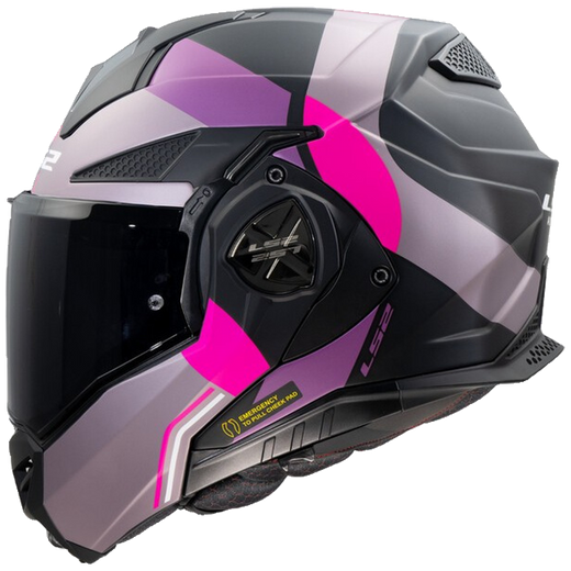LS2 FF901 Advant X Ultra Grey Purple – Flip-Up Touring Helmet ECE 22.06 P/J
