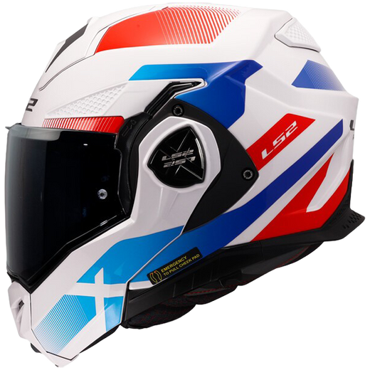 LS2 FF901 Advant X Nova White Blue Red – Flip-Up Touring Helmet ECE 22.06 P/J