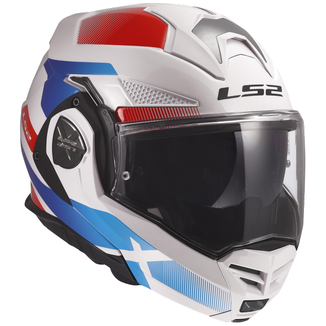 LS2 FF901 Advant X Nova White Blue Red – Flip-Up Touring Helmet ECE 22.06 P/J