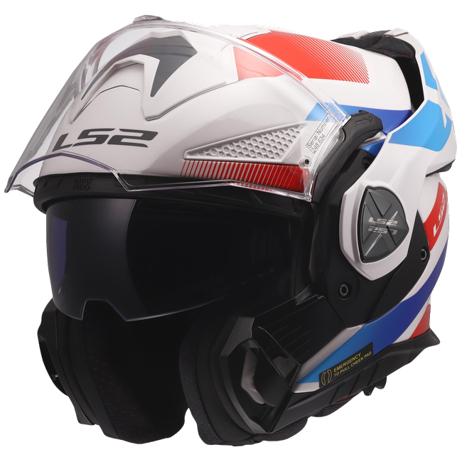 LS2 FF901 Advant X Nova White Blue Red – Flip-Up Touring Helmet ECE 22.06 P/J