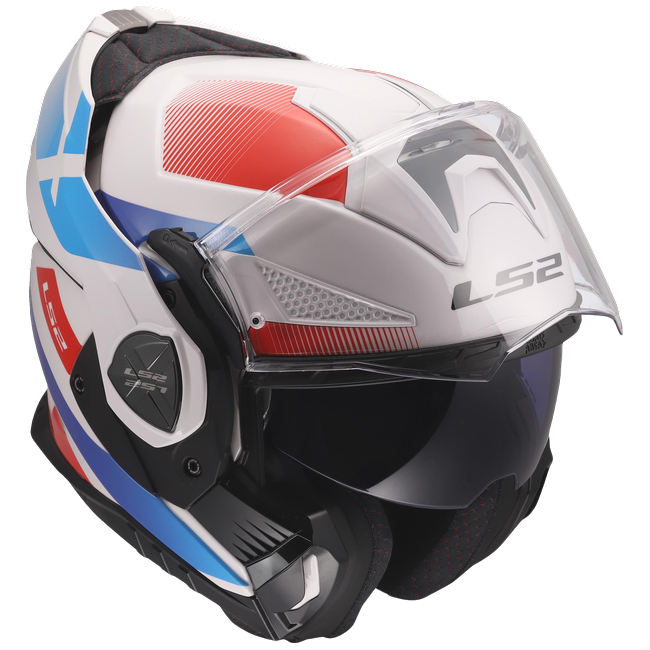 LS2 FF901 Advant X Nova White Blue Red – Flip-Up Touring Helmet ECE 22.06 P/J