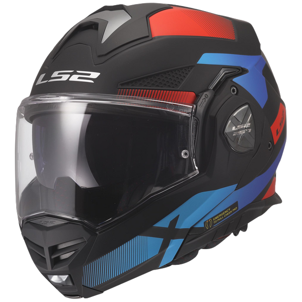 LS2 FF901 Advant X Nova Black Red Blue – Flip-Up Touring Helmet ECE 22.06 P/J