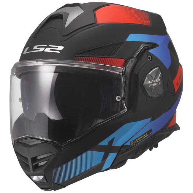 LS2 FF901 Advant X Nova Black Red Blue – Flip-Up Touring Helmet ECE 22.06 P/J