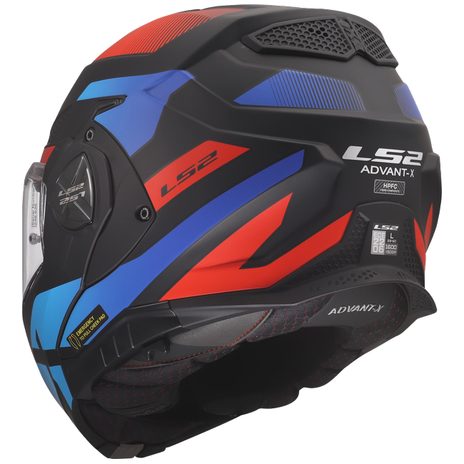 LS2 FF901 Advant X Nova Black Red Blue – Flip-Up Touring Helmet ECE 22.06 P/J
