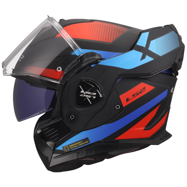 LS2 FF901 Advant X Nova Black Red Blue – Flip-Up Touring Helmet ECE 22.06 P/J