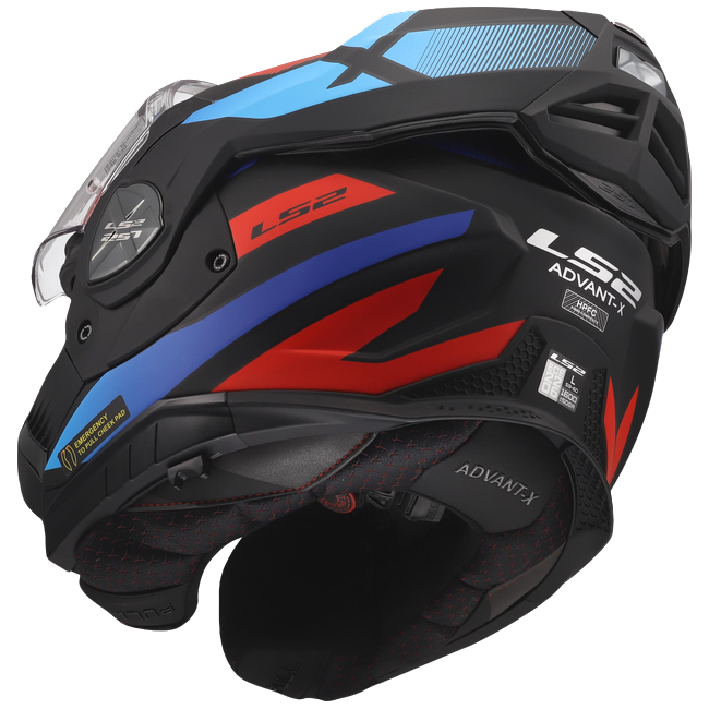 LS2 FF901 Advant X Nova Black Red Blue – Flip-Up Touring Helmet ECE 22.06 P/J
