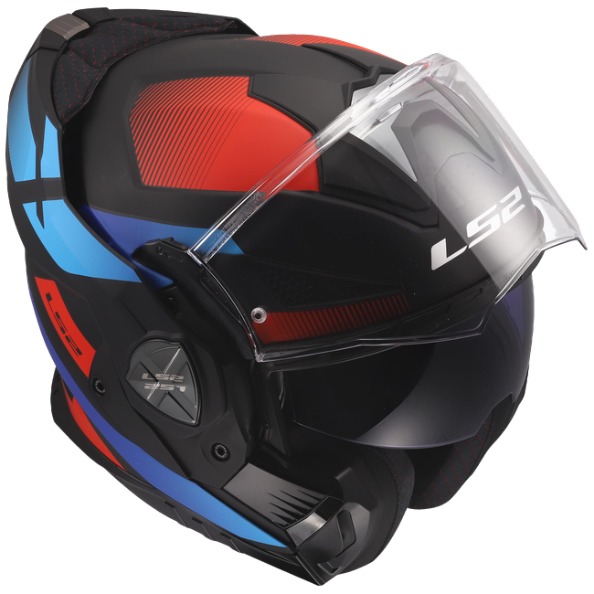 LS2 FF901 Advant X Nova Black Red Blue – Flip-Up Touring Helmet ECE 22.06 P/J