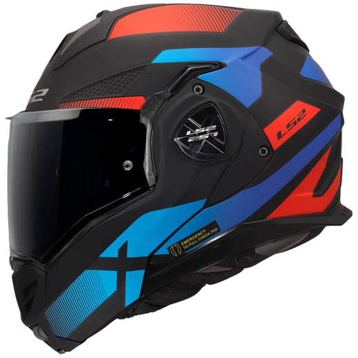 LS2 FF901 Advant X Nova Black Red Blue – Flip-Up Touring Helmet ECE 22.06 P/J
