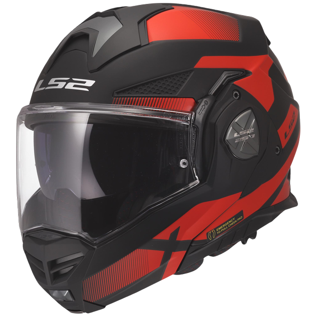 LS2 FF901 Advant X Nova Black Red – Flip-Up Touring Helmet ECE 22.06 P/J