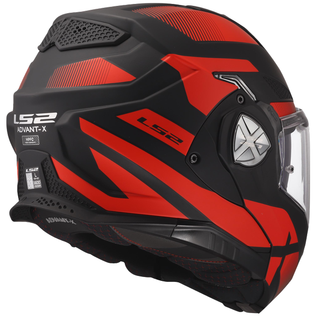 LS2 FF901 Advant X Nova Black Red – Flip-Up Touring Helmet ECE 22.06 P/J