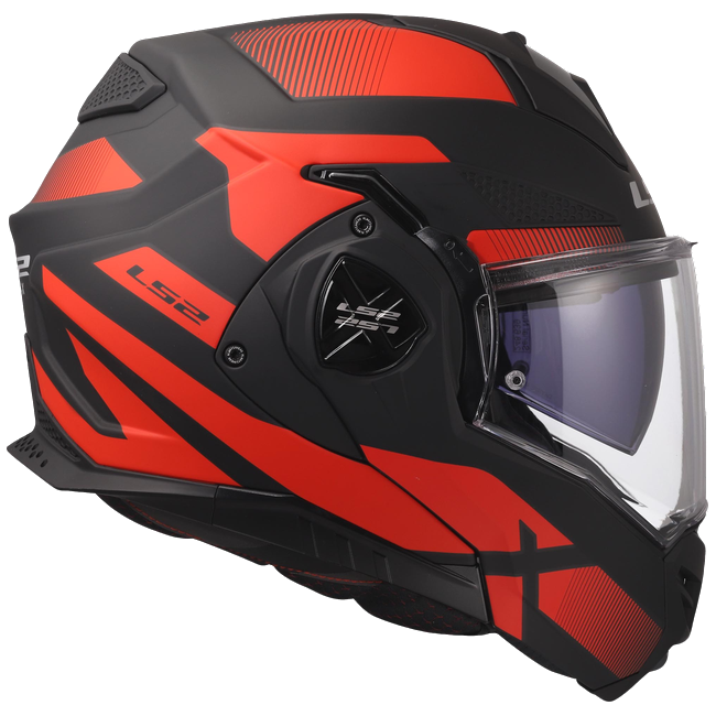 LS2 FF901 Advant X Nova Black Red – Flip-Up Touring Helmet ECE 22.06 P/J