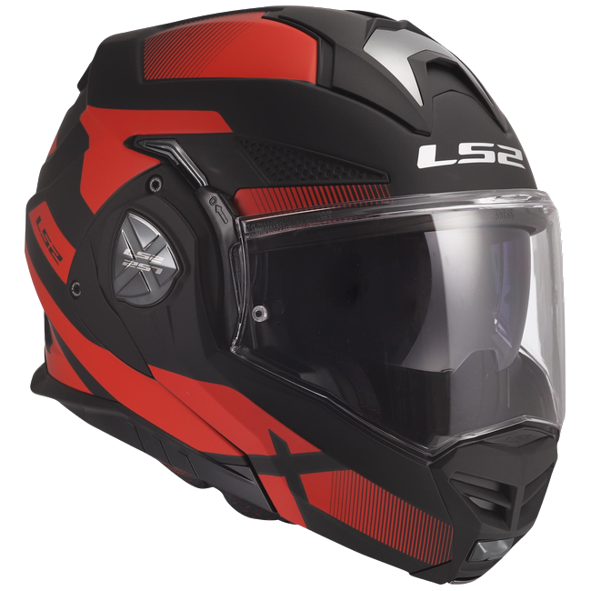 LS2 FF901 Advant X Nova Black Red – Flip-Up Touring Helmet ECE 22.06 P/J