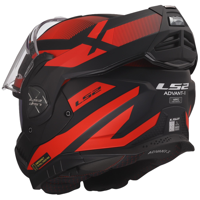 LS2 FF901 Advant X Nova Black Red – Flip-Up Touring Helmet ECE 22.06 P/J