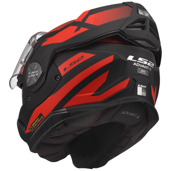 LS2 FF901 Advant X Nova Black Red – Flip-Up Touring Helmet ECE 22.06 P/J