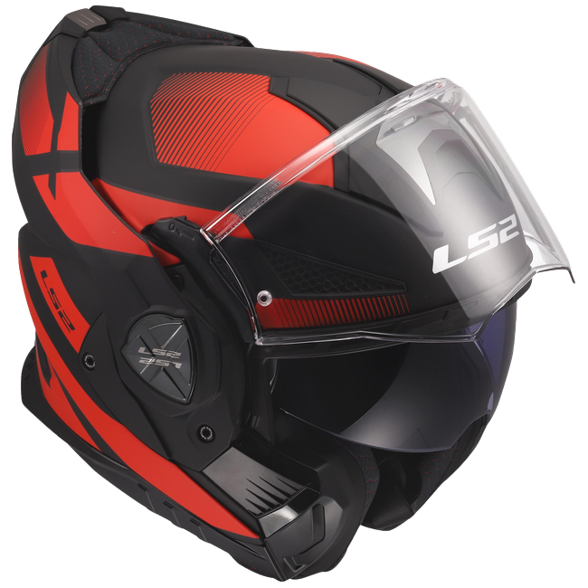 LS2 FF901 Advant X Nova Black Red – Flip-Up Touring Helmet ECE 22.06 P/J