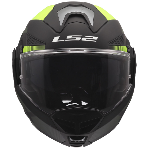 LS2 FF901 Advant X Nova Black H-V Yellow – Flip-Up Touring Helmet ECE 22.06 P/J