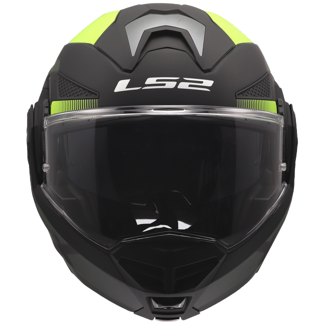 LS2 FF901 Advant X Nova Black H-V Yellow – Flip-Up Touring Helmet ECE 22.06 P/J