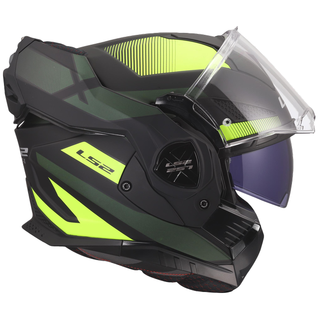 LS2 FF901 Advant X Nova Black H-V Yellow – Flip-Up Touring Helmet ECE 22.06 P/J