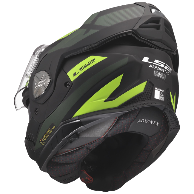LS2 FF901 Advant X Nova Black H-V Yellow – Flip-Up Touring Helmet ECE 22.06 P/J