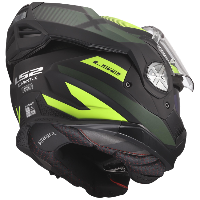 LS2 FF901 Advant X Nova Black H-V Yellow – Flip-Up Touring Helmet ECE 22.06 P/J