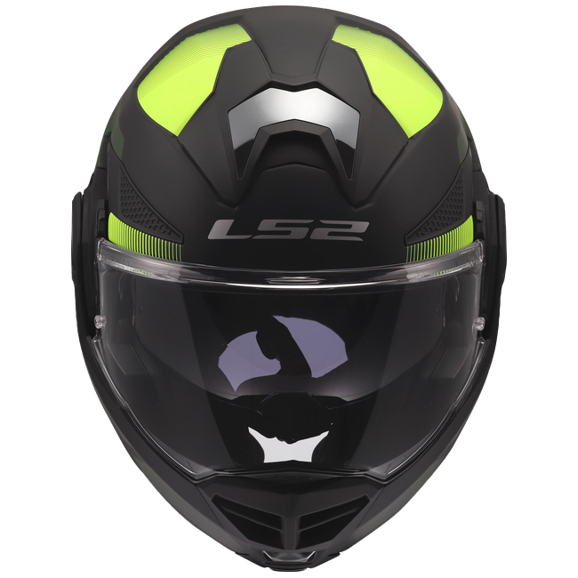 LS2 FF901 Advant X Nova Black H-V Yellow – Flip-Up Touring Helmet ECE 22.06 P/J