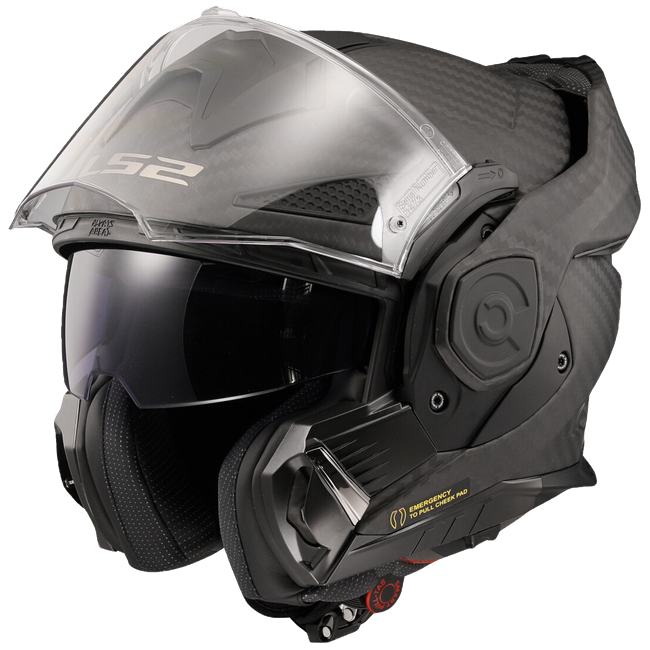LS2 FF901 Advant X Carbon Solid Matt – Flip-Up Touring Helmet ECE 22.06 P/J