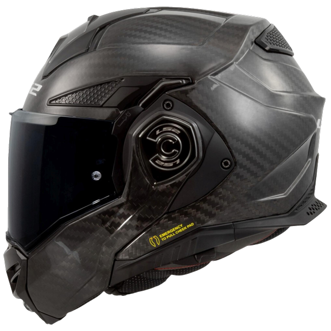 LS2 FF901 Advant X Carbon Solid Gloss – Flip-Up Touring Helmet ECE 22.06 P/J