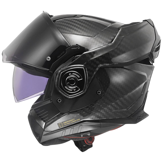 LS2 FF901 Advant X Carbon Solid Gloss – Flip-Up Touring Helmet ECE 22.06 P/J