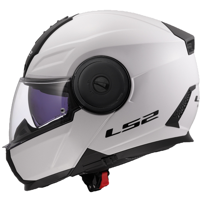 LS2 FF902 Scope II Solid Gloss White – Modular Touring Helmet ECE 22.06 P/J