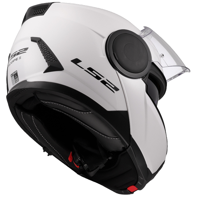LS2 FF902 Scope II Solid Gloss White – Modular Touring Helmet ECE 22.06 P/J