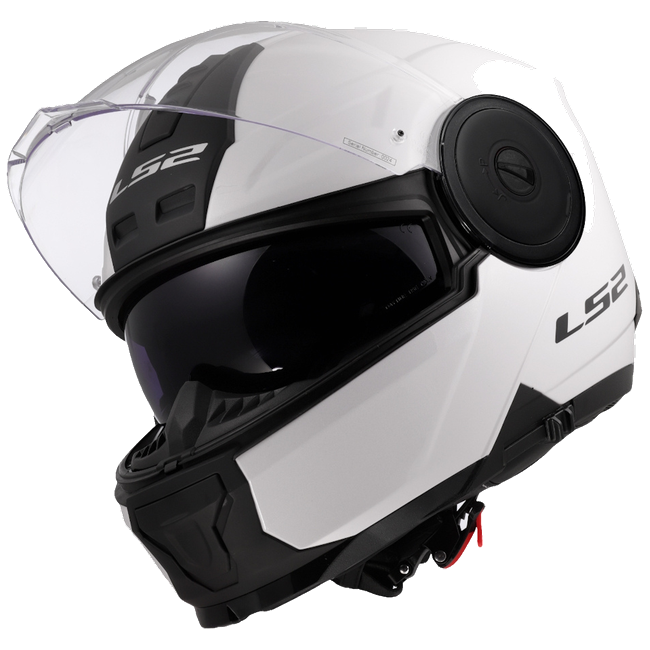 LS2 FF902 Scope II Solid Gloss White – Modular Touring Helmet ECE 22.06 P/J
