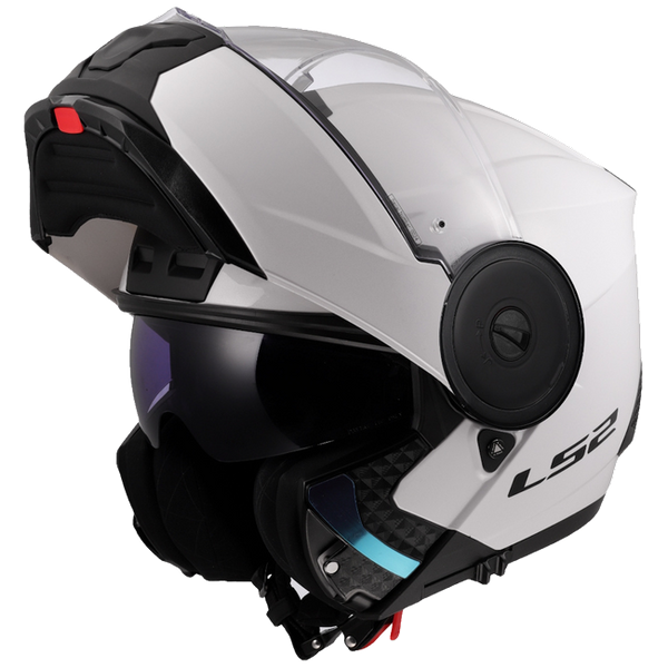 LS2 FF902 Scope II Solid Gloss White – Modular Touring Helmet ECE 22.06 P/J
